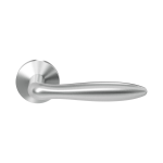 GPF1314.09-00 stainless steel Rangi door handle on rose 50x8mm
