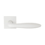 GPF1314.62-02 white Rangi door handle on rose 50x8mm