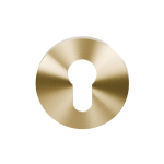 GPF199E cylinder rose 53x6mm PVD satin brass