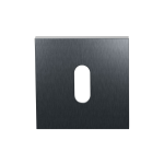 GPF199E keyhole escutcheon 53x53x6,5 mm PVD anthracite