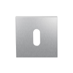 GPF199E keyhole escutcheon 53x53x6,5 mm satin stainless steel