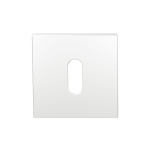 GPF199E keyhole escutcheon 53x53x6,5 mm white uniform
