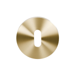 GPF199E keyhole escutcheon 53x6mm PVD satin brass