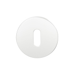 GPF199E keyhole escutcheon 53x6mm white uniform