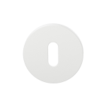 GPF199E keyhole escutcheon 53x6mm white