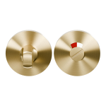 GPF199E Turn and Release set 53x6mm PVD satin brass