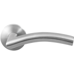 GPF2035.09-00 Papa door handle on rose 50x8mm