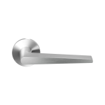 GPF2060.09-00 stainless steel Piko door handle on rose 50x8mm