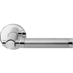 GPF2075.49/09-00 Moko duo door handle on rose 50x8mm
