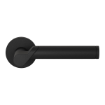 GPF3025.61-00 black Horo door handle on rose 50x8mm