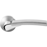 GPF3030.09/49-00 Hine duo door handle on rose 50x8mm