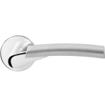 GPF3030.49/09-00 Hine duo door handle on rose 50x8mm