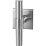 GPF3046.09-02 Hipi Deux cross handle on rose 50x50x8mm