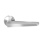 GPF3112.09-00 stainless steel Rua door handle on rose 50x8mm