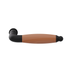GPF4300.61-H4  Ika door handle black/ cherry