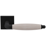 GPF4301.61-H3  Ika XL door handle black/ oak whitewash on square rose