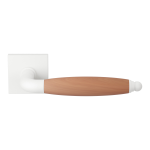 GPF4301.62-H4  Ika XL door handle white/ cherry on square rose