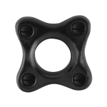 GPF6100.09 Rose 44x44x9mm wrought iron black