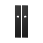 GPF8100.25 long backplate rectangular black