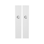 GPF8100.65 long backplate rectangular white