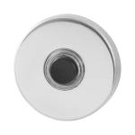 GPF9826.40 Doorbell round 50x8 mm polished stainless steel