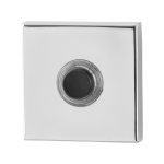 GPF9826.42 Doorbell square 50x50x8 mm polished stainless steel
