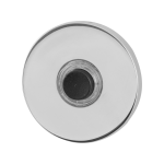 GPF9826.45 Doorbell round 50x6 mm polished stainless steel