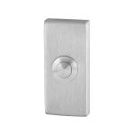 GPF9827.01 Doorbell rectangular 70x32x10 mm satin stainless steel
