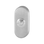 GPF9827.04 Doorbell oval 70x32x10 mm satin stainless steel