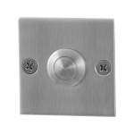 GPF9827.08 Doorbell square 50x50x2 mm satin stainless steel