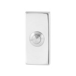 GPF9827.41 Doorbell rectangular 70x32x10 mm polished stainless steel