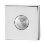 GPF9827.42 Doorbell square 50x50x8 mm polished stainless steel