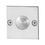 GPF9827.48 Doorbell square 50x50x2 mm polished stainless steel