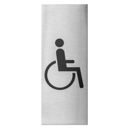 RVS pictogram 'Mindervalide' 130x50x1 mm