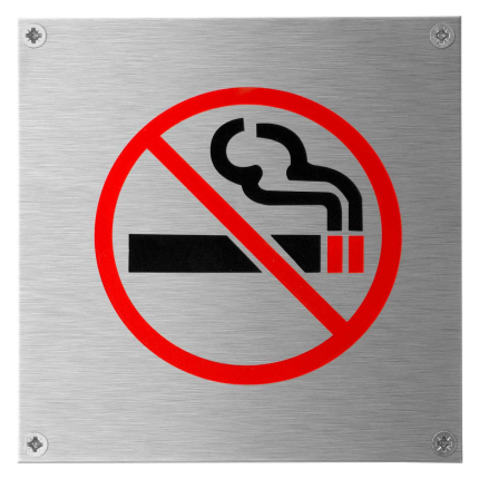 GPF0470.09 RVS pictogram rookverbod