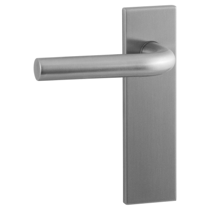 GPF100VS1L/R RVS deurkruk op kortschild