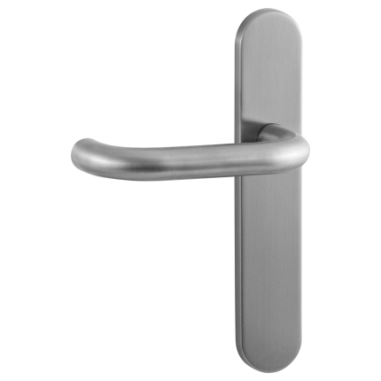 GPF105VS2L/R RVS deurkruk op langsch. bl