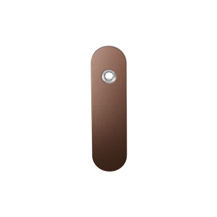 GPF1110.A2R Bronze kortschild afg. blind