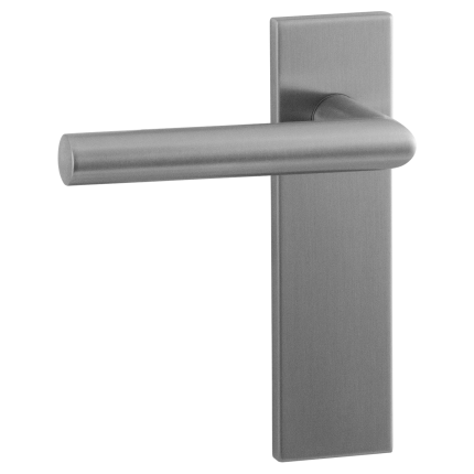 GPF115VS1L/R RVS deurkruk op kortschild