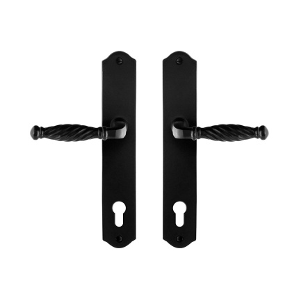 GPF6225.60 deurkruk op schild 238x41x4mm