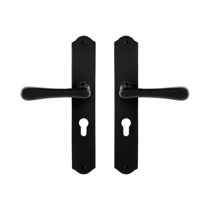 GPF6240.60 deurkruk op schild 238x41x4mm