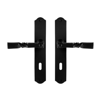 GPF6245.60 deurkruk op schild 238x41x4mm