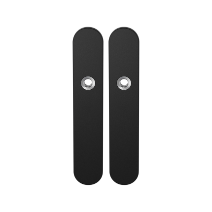 GPF8100.20 zwart langschild afgerond