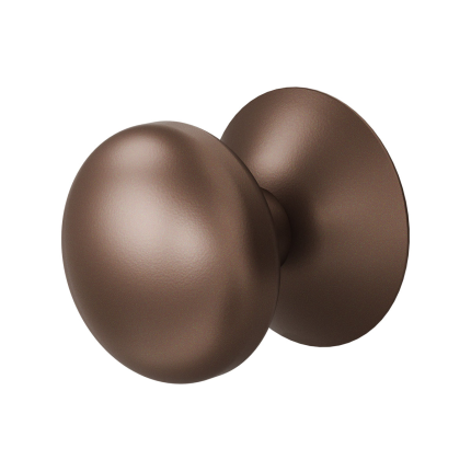 Bronze blend paddenstoel voordeurknop 65