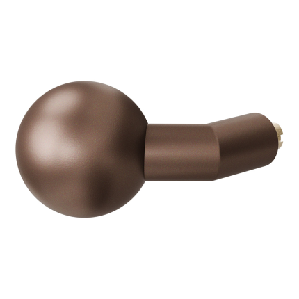 GPF9853.A2 Bronze VH-verkropte knop vast