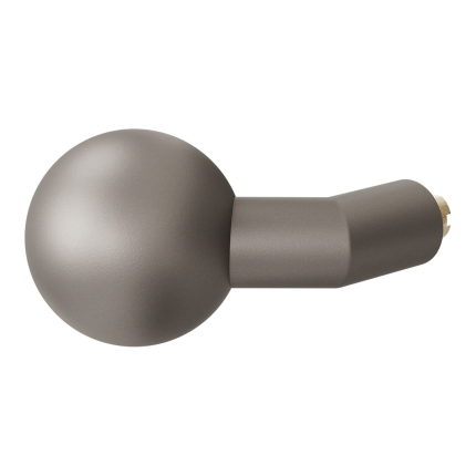 GPF9853.A3 Mocca VH-verkropte knop vast