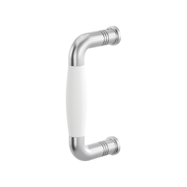 GPF4956.09A RVS mat/wit deurgr geb 130mm