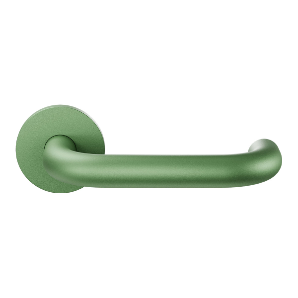 GPF105ER door handle on rose pointing right