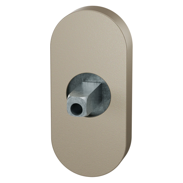 GPF1104.A4 ovaal rozet met knopv. Champ