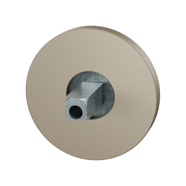GPF1105.A4 ronde rozet met knopvastzet.